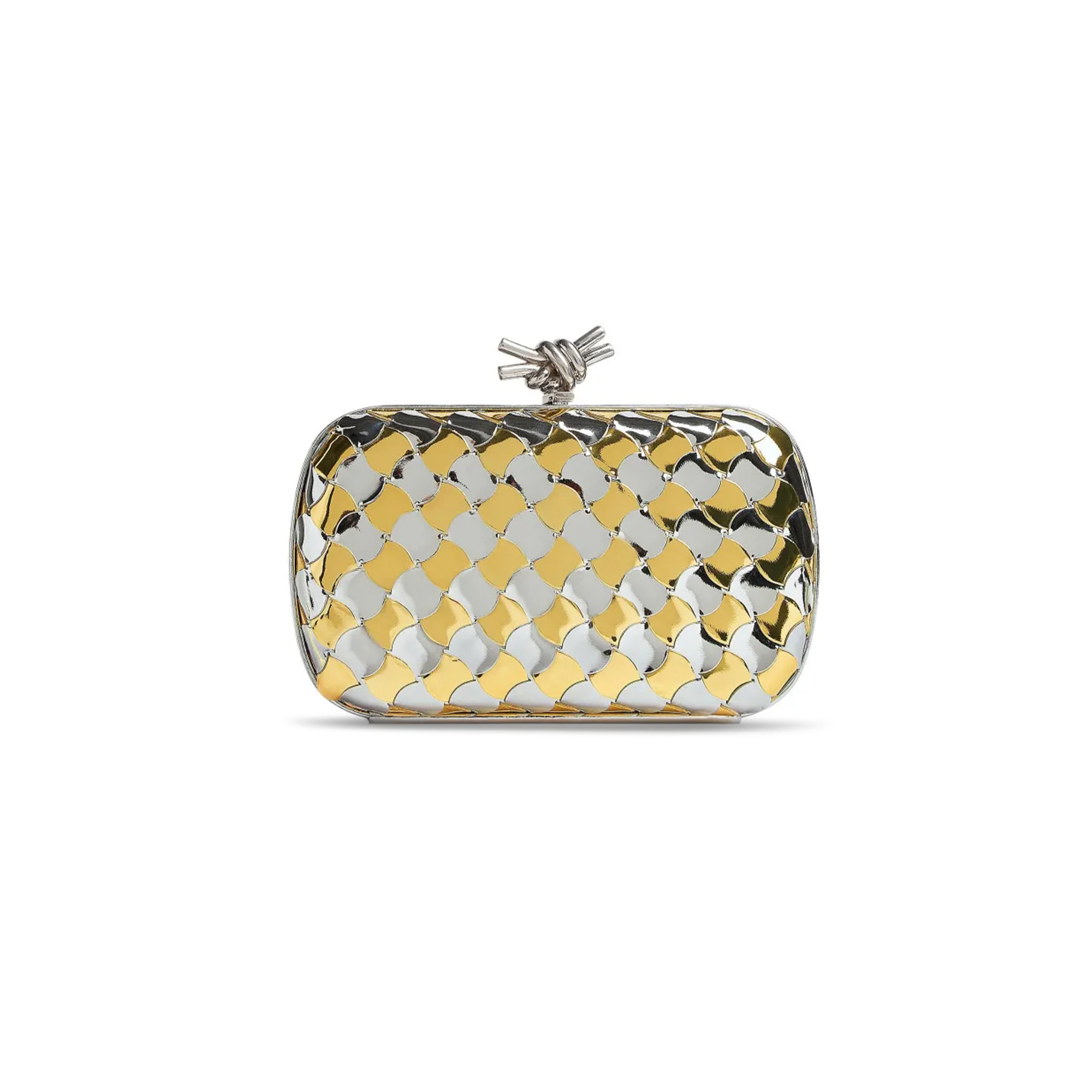BOTTEGA VENETA KNOT MINAUDIÈRE CLUTCH 778500V3SB48136 (20.5*12.5*6cm)